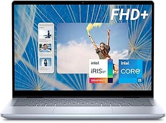 Inspiron 14-7440 2-in-1 Laptop 14-inch FHD+ 60Hz Touch Display, Intel Core i5-1334U, 16GB RAM, 512GB SSD, Intel Iris Xe, Windows 11 Home, Fingerprint Reader, Backlit UK Qwerty Keyboard, Ice Blue