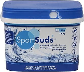 Sport Suds Detergent, 1.8 kg Tub, 140+ Loads