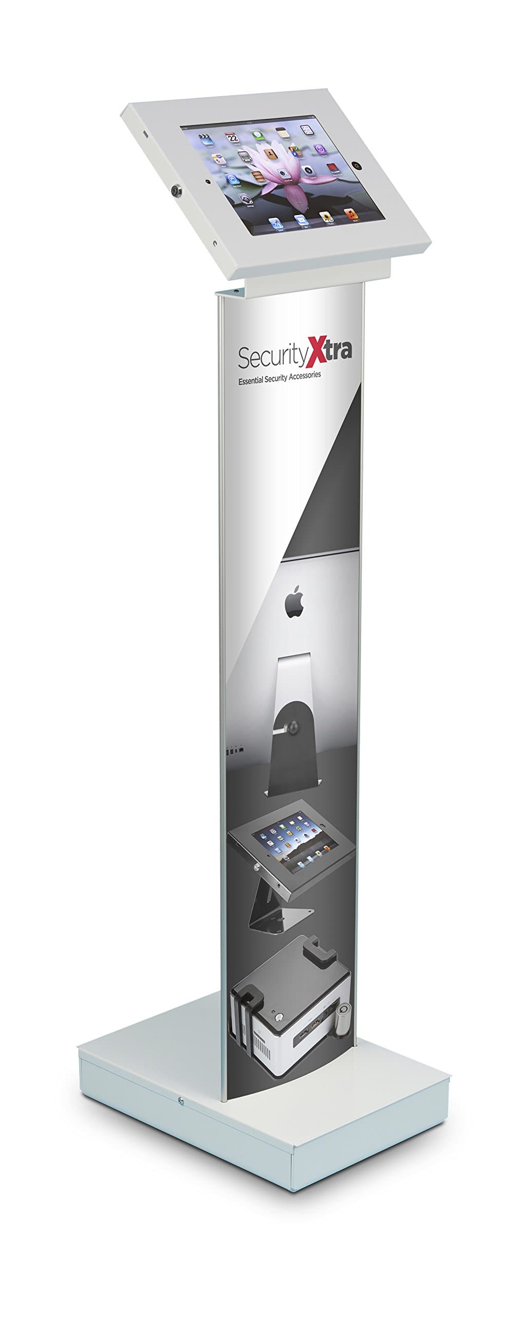 SecurityXtra BrandIT Floor Stand for iPad Pro 12.9" - White