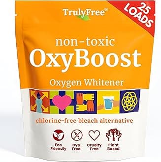 OxyBoost - Oxygen Whitener & Clothes Stain Remover Laundry Detergent Powder with Sodium Percarbonate - Brightens Whites & Safe for Colors - Non-Chlorine, Gentle Yet Powerful - Pack of 1