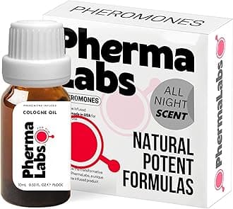 Pheromone Infused Cologne Oil for Him - 10 mL Bottle of Magnetic Charm (All Night Scent)