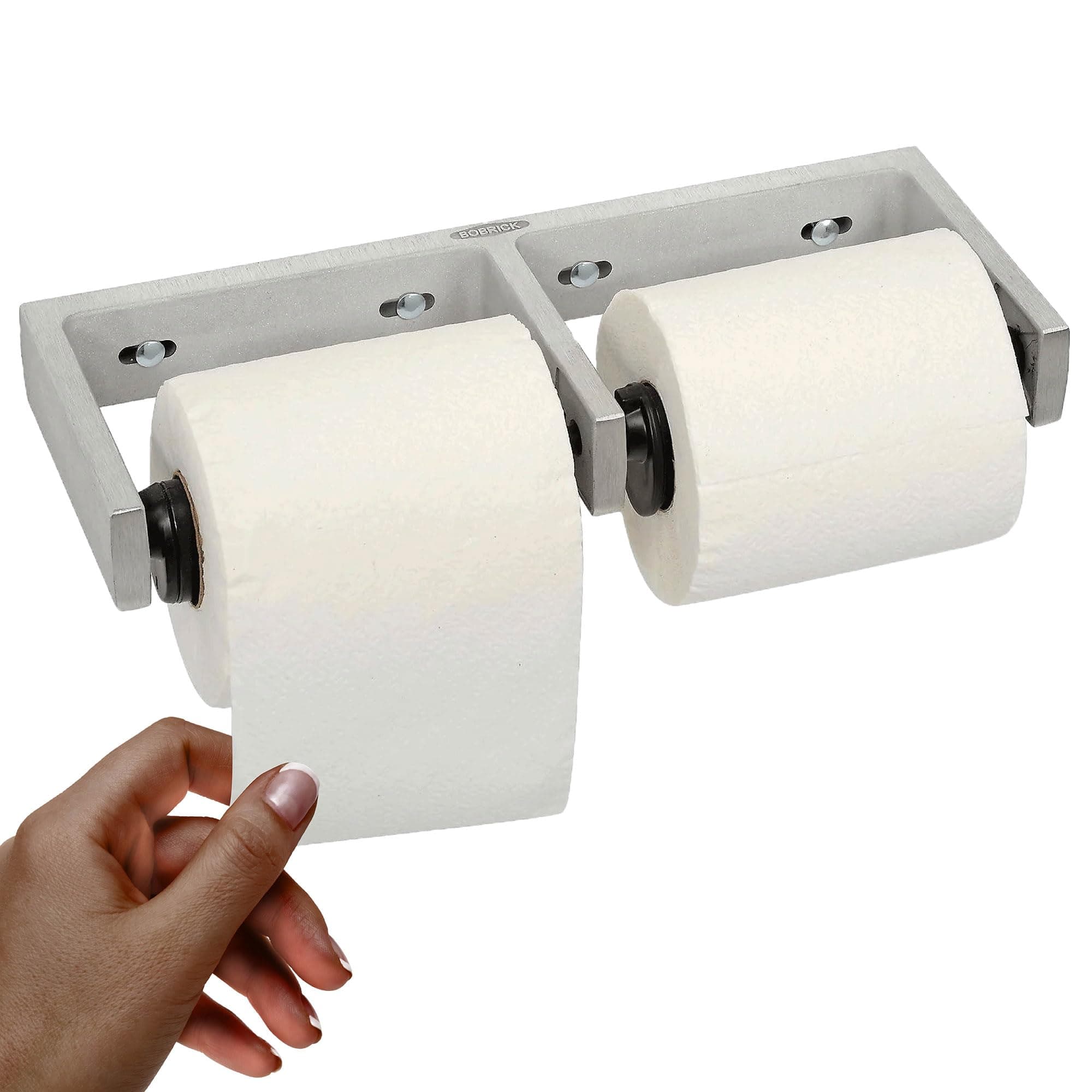 Toilet Tissue Dispenser for Two Rolls (Model B-2740)