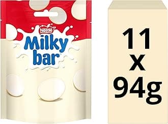 Milkybar White Chocolate Giant Bar Buttons Sharings Bags, 11 x 94 g 12g