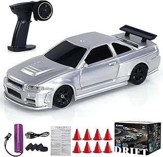 Remote Control Car, 2.4GHz High Speed 15KM/H RC Cars Toys,1/43 Scale Mini RC Drift Car, RTR Mini Racing Vehicle for Adults - Indoor/Outdoor Use (4304 1Battery Box)