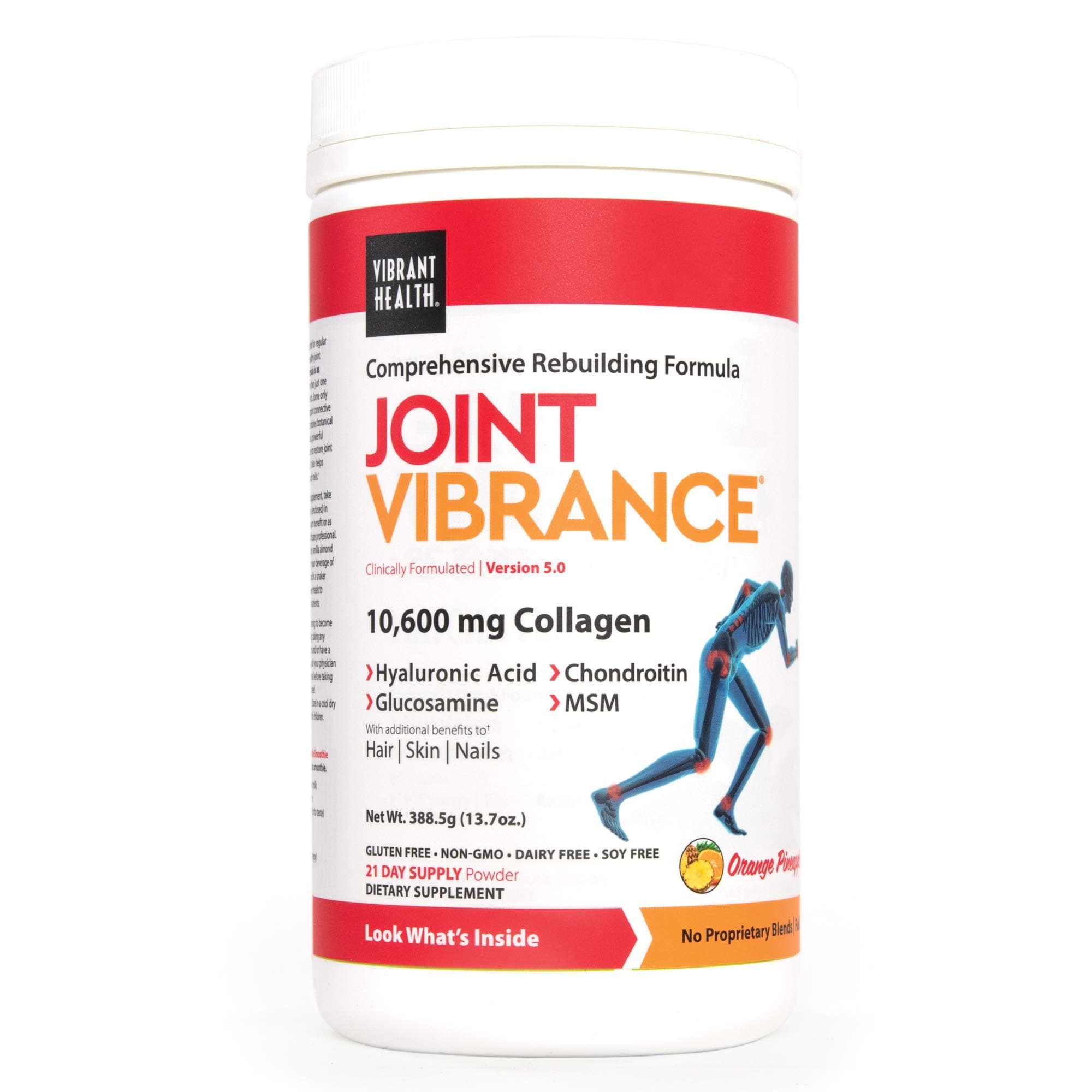 - Joint Vibrance, Comprehensive Joint and Cartilage Support, Orange Pineapple, 21 Servings