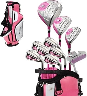 PRECISE Pink Left Handed M5 Golf Club Set