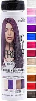 Purple Color Depositing Shampoo - Semi Permanent Hair Color with BondHeal Bond Rebuilder - Violet Hair Dye 6.4 oz