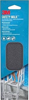 3M Safety-Walk Indoor/Outdoor Tread, Slip-Resitant Tape, 2-Inch by 9-Inch, 6-Strips, Grey