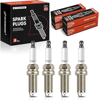 A-Premium Iridium Platinum Spark Plugs Compatible with Hyundai Sonata 2011-2017, Santa Fe 2013-2018 & Kia Optima 2011-2018, Sorento 2016-2018, Sportage 2011-2020, 2.0L 2.4L, Pack of 4