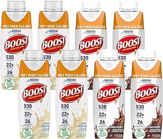 Very High Calorie Nutritional Drink (8 Fl Oz (Pack of 8), Vanilla & Chocolate)