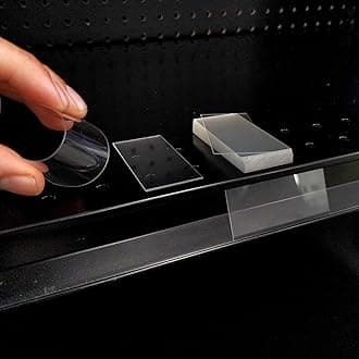 2,000 Clear Plastic Shelving Tags, 3 x 1.25 Inch Removeable Transparent Retail Price Label Holders for Shelf Channels