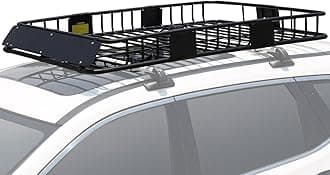 Leader Accessories Roof Rack Cargo Basket with 150LB Capacity Car Top Luggage Carrier 64"x 39"x 4" Fit for SUV Truck Cars