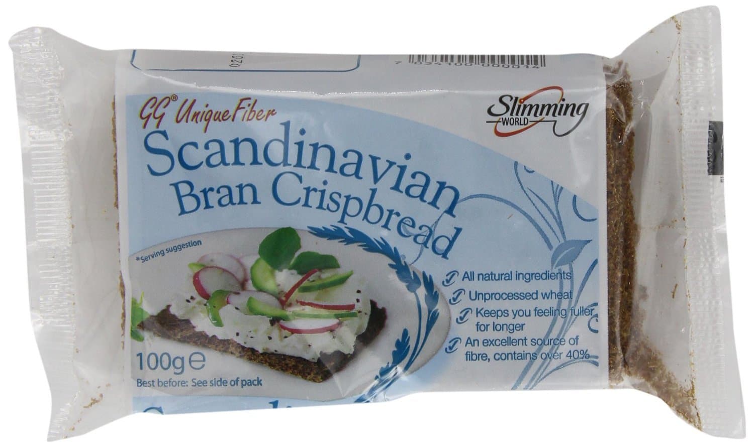 (2 Pack) - GG Scandinavian Crispbread - Bran Crispbread | 100g | 2 PACK BUNDLE
