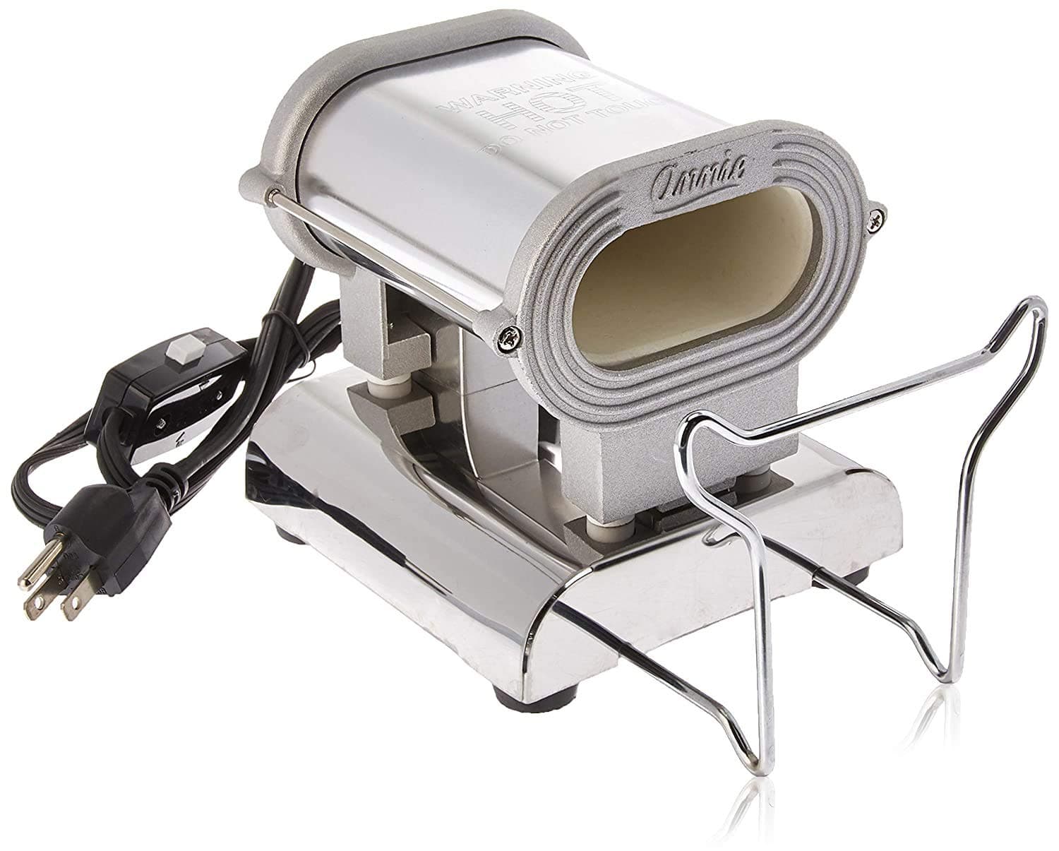 Annie Ceramic Thermal Stove – Professional Electric Curling Iron Heater, Ceramic Heat Stove for Pressing Combs & Thermal Curling Irons, Adjustable Rack, 825°F High Heat (Small)