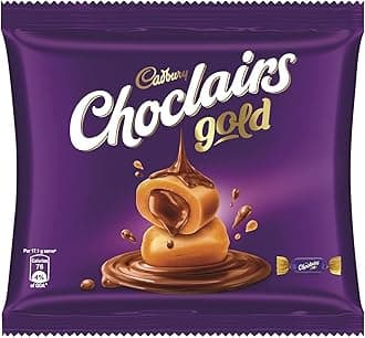 Cadbury Choclairs Gold Candy (25 units * 5.7g each), 142.5g