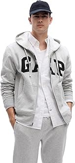 GAP Logo Heritage Hoodie Hooded Full Zip Sweatshirt