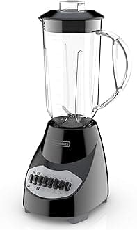 Crush Master Blender, 10-Speeds with Stainless Steel Blades, Black, BL2010BP