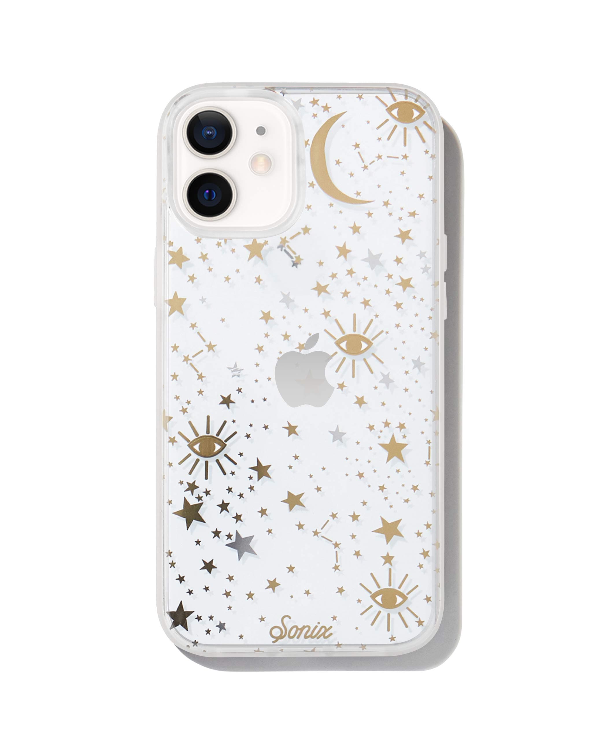 Sonix Cosmic Stars Case for iPhone 12mini [10ft Drop Tested] Women's Protective Gold Silver Star Clear Cover for Apple iPhone 12 Mini