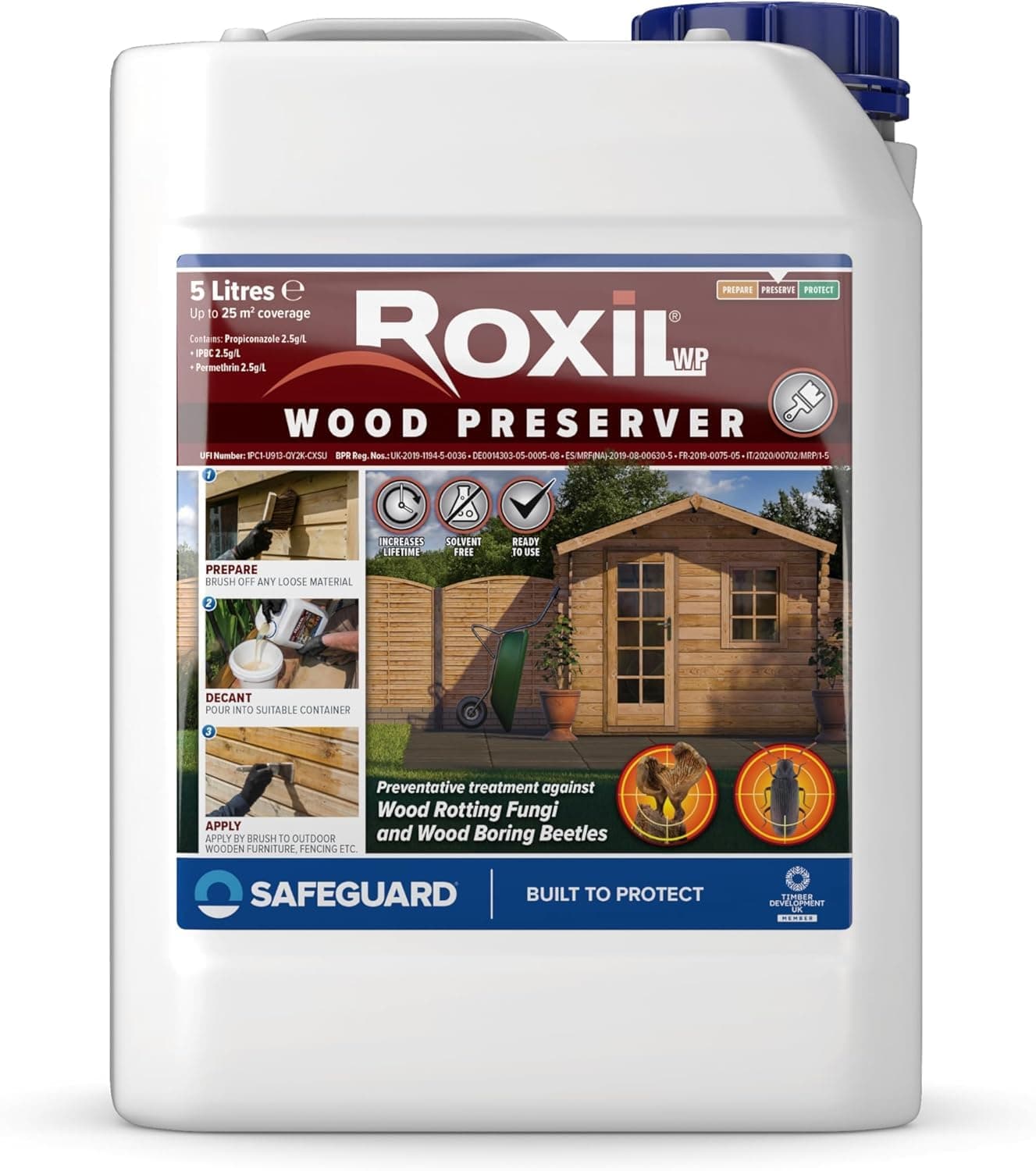 Roxil Wood Preserver 5 litre