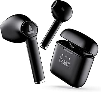 boAt Airdopes 131 TWS In Ear Earbuds with Upto 60 Hours, ASAP Charge, IWP Tech, One Touch Voice Assistant(Active Black)
