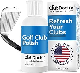 Club Doctor ゴルフクラブポリッシュ 米国製 研磨剤 ゴルファー用 修復用 輝き 磨き ドライバー/アイアン/パター/ウッド用