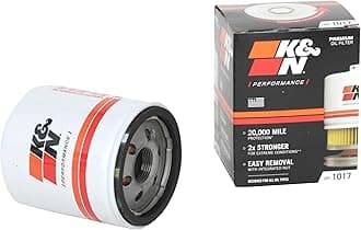 Premium Oil Filter: 20,000 Mile Engine Protection with Wrench Off Nut: Compatible with Select 2006-2022 ALFA ROMEO/BUICK/CHEVROLET/DODGE Vehicle Models (See Description for Select Models),HP-1017