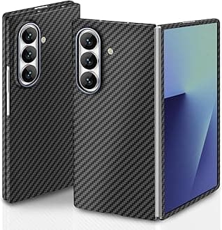 for Samsung Galaxy Z Fold 7 Case,1500D Carbon Fiber Fold 7 Case with Precision Full Camera Protection, Ultra-Slim Aramid Fiber Phone Cover with Nonslip Case-Less Touch Feeling