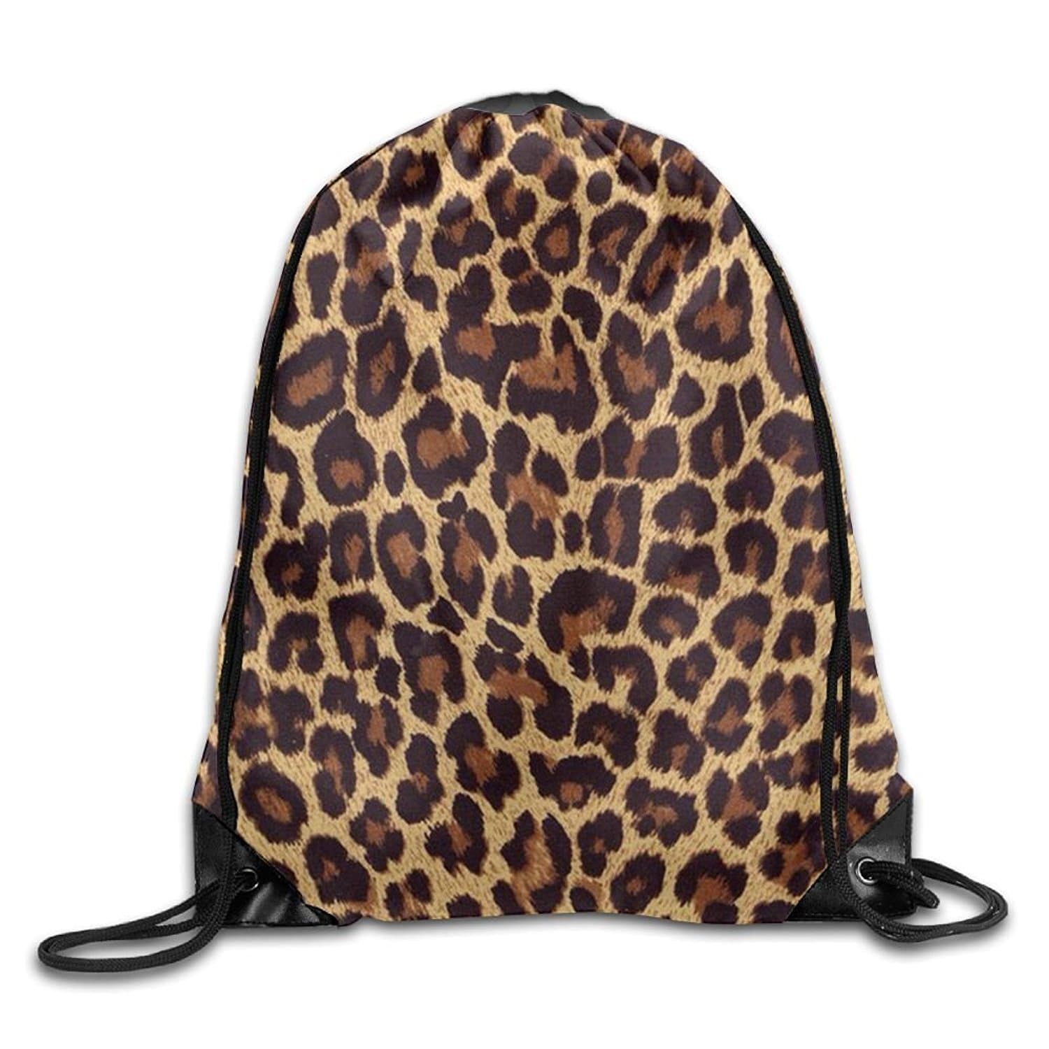 Cool Cheetah Leopard Drawstring Bag Gym Backpack Mens Womens