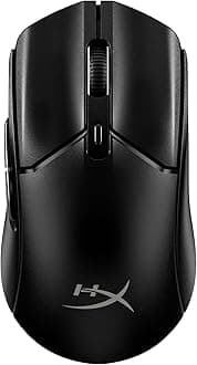 Puslefire Haste 2 Core Wireless Gaming Mouse for PC Lightweight 71g 100 Hours Dual Wireless (2.4GHz / Bluetooth) HyperX Sensor 12000DPI Black 8R2E6AA