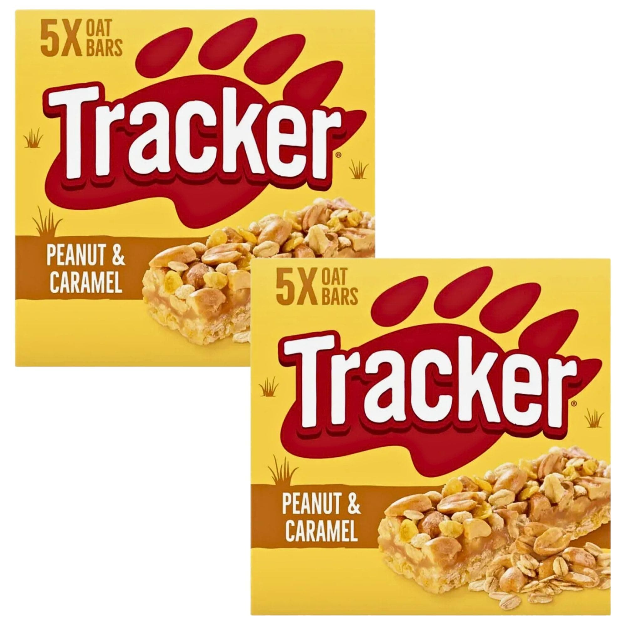Cereal Bar Treat Bundle Consisting Tracker Crunchy Caramel & Peanut 5 Bars 115g (2 Pack)