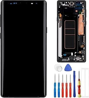 TFT Digital Display Compatible with Samsung Galaxy Note 9 SM-N960F SM-N9600 6.4" LCD Display Touch Screen Assembly with Tools Fingerprint not Supported（with Frame）