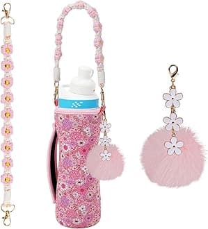 Upgrade Your Hydration Experience Compatible with Cirkul Accessories: Sleek Compatible Cirkul Water Bottle Sleeve, Stylish Compatible Cirkul Charms, Durable Straps, Handy Bottle Handle & More