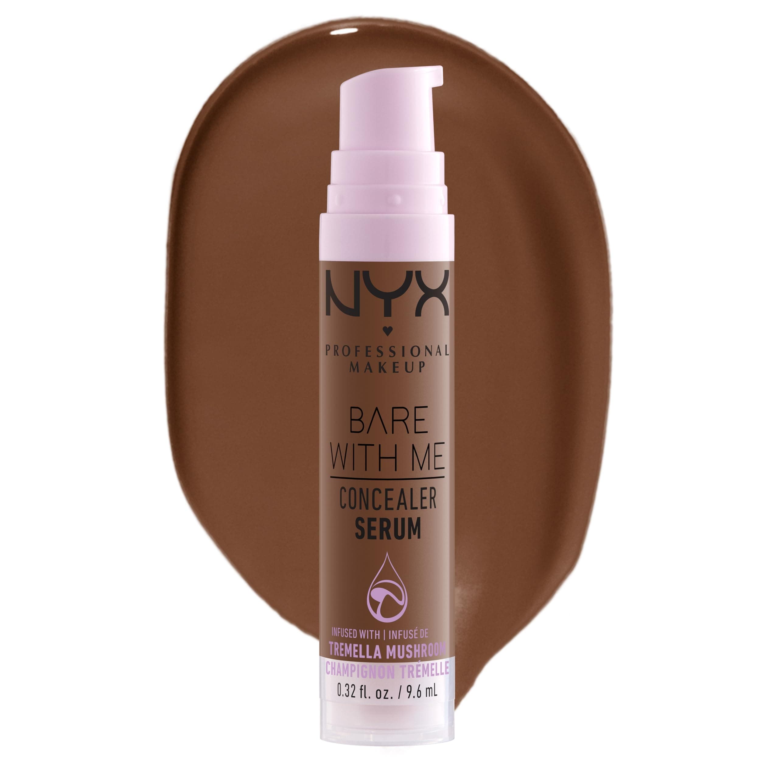 NYX PROFESSIONAL MAKEUP Bare With Me Concealer Serum, Up To 24Hr Hydration - Rich