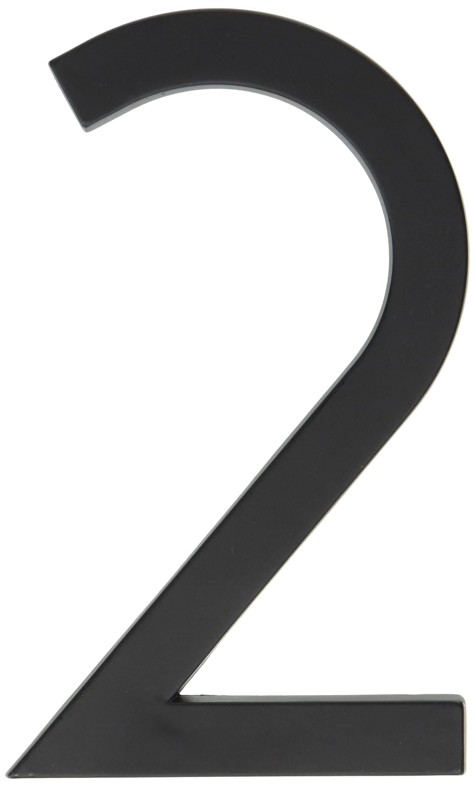PRODUCTS CO FM-6/2 FLOATING MOUNT HOUSE NUMBER 6" BLACK # 2
