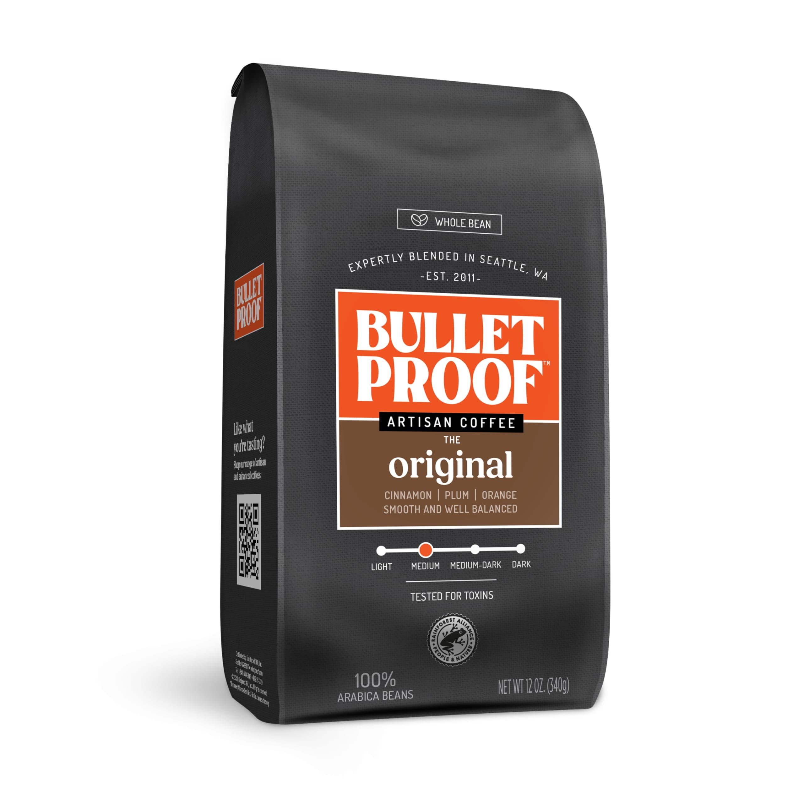 Bulletproof - Upgraded Coffee (whole bean) - 340g/12oz (single)