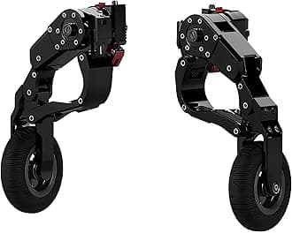 GLK | Motorcycle Landing Gear | for Honda Goldwing | Cooper Black | Auto Extend and Retract Safety Wheels