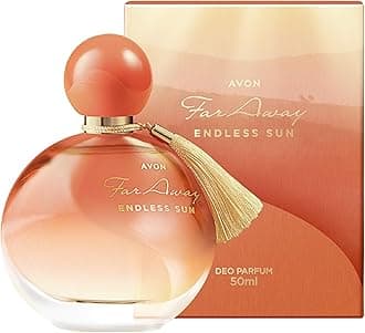 Avon Far Away Endless Sun Eau de Parfum 50ml, Floral, Fruity and Citrus Scent, Long Lasting Scent, Perfect for Any Occasion, Cruelty Free