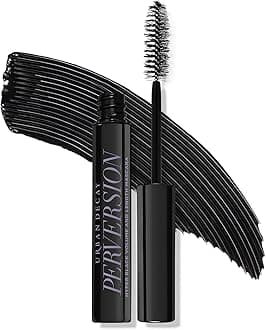 Urban Decay Perversion Volumizing Mascara - Intense Black Lengthening Mascara, Smudge-Resistant, Flake-free, Buildable Lash Volume & Length, Curling & Separating, Vegan Formula, Cruelty-free