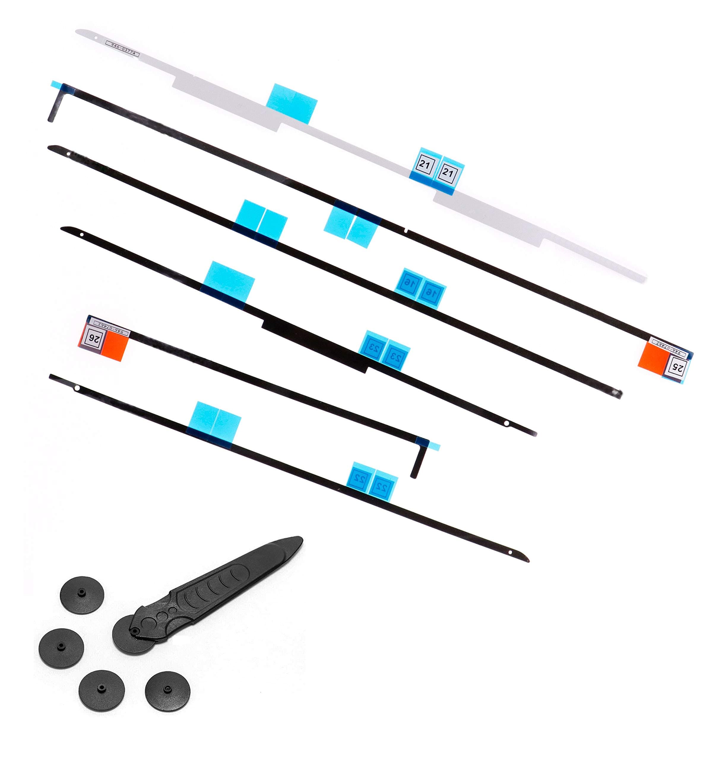 LeFix Replacement Very High Bond(VHB) Display Adhesive Tape Kit+Opening Cut Wheel Tool Kit for iMac (Retina 5K, 27-inch, 2017) | iMac (Retina 5K, 27-inch, 2019)