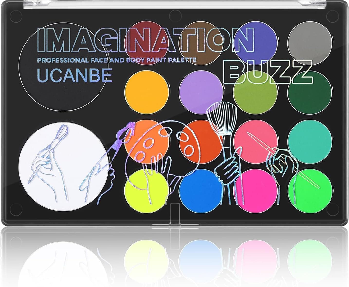 UCANBE Imagination Buzz Face Paint Palette