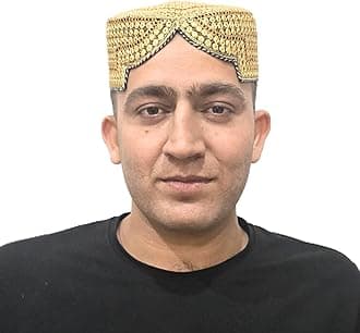 Sindhi Topi Kufi Traditional Handmade Cap with Embroidered Front Cut Unisex, Ramadan, Eid Gift for Muslims Made in Pakistan