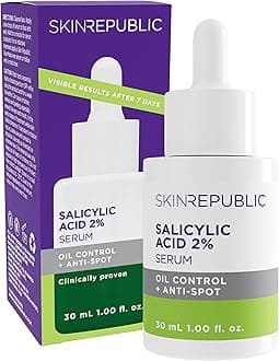 Salicylic Acid 2% Serum. Clinically Proven to Reduce Pimples in 7 Days. Made in Europe.