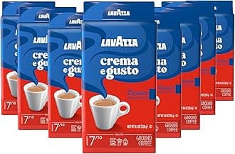 Crema e Gusto Ground Coffee, Italian , 8.8-Ounce Bricks ( (pack of 8) by N/A