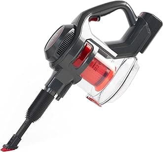 Beldray Airgility Cordless Vacuum Cleaner – 100W, 22.2V Rechargeable, Converts to Handheld, 1.2L Dust Capacity, 7–10kPa Suction, 40-Minute Runtime, Lightweight with Spare HEPA Filter, Red