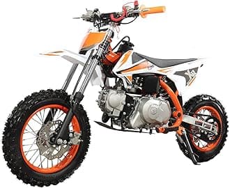 X-PRO X12 110cc Dirt Bike Automatic Transmission Electric Start Gas Dirt Bike Pit Bikes Youth Dirt Pitbike,12"/10" Tires!