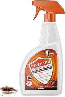 Bed Bug Killer Spray 500ml Cyper RTU - Effective Bed Bug and Insect Treatment, Fast-Acting Formula for Living Spaces and Home Use, Non-Staining and Long Lasting - for Eggs & Adult BedBugs