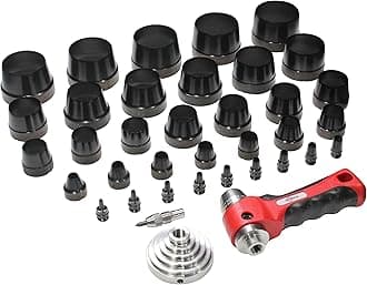 Tools 66016 Hollow Punch, 36-Piece Set, Black