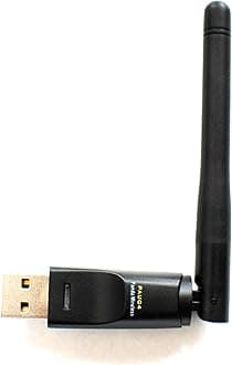 Mid Range 150Mbps Wireless N USB Adapter w/ 2dBi Antenna - Win XP/Vista/7/8/10/11, Mint, Ubuntu, MX Linux, Manjaro, Fedora, Centos, Kali Linux and Raspbian