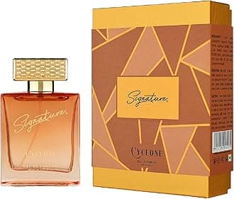 SIGNATURE AURA Cyclone Eau De Parfum 100ML for Women | Long Lasting Perfume | Aromatic Green Fragrance | Mandarin, Orange, Freesia & White Musk | Premium Perfume Gift for Women