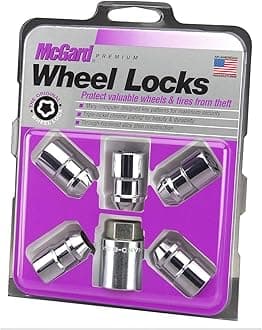24537 Wheel Set, Chrome, 5 Locks / 1 Key
